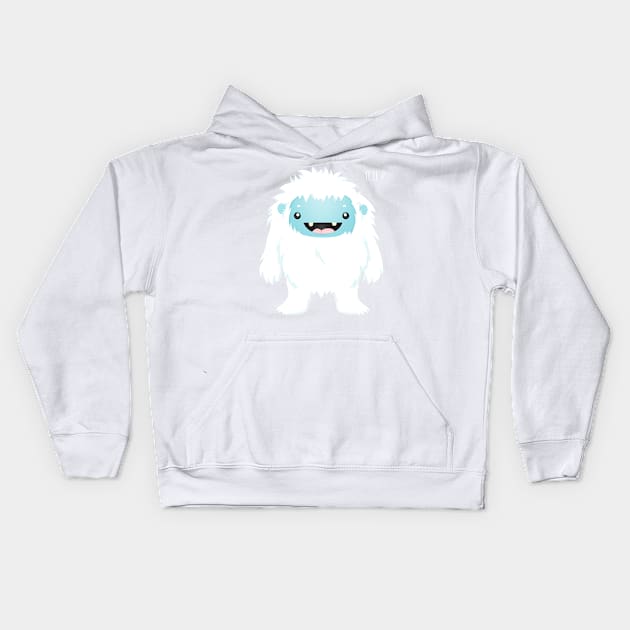 Yeti !! Kids Hoodie by lunaticpark